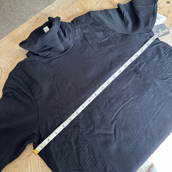 Athleta Flurry Blizzard Rib Turtleneck Plus 1X Black 631818 - Picture 8 of 9